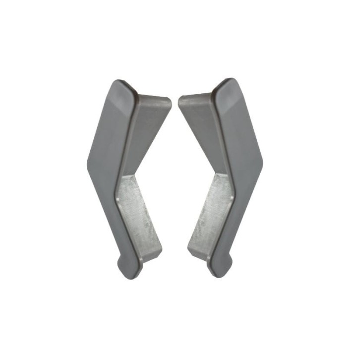 Odbojniki przyścienne do profili D25 Szary RAL 7037