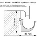 Komplet uchwytów rynnowych MG75