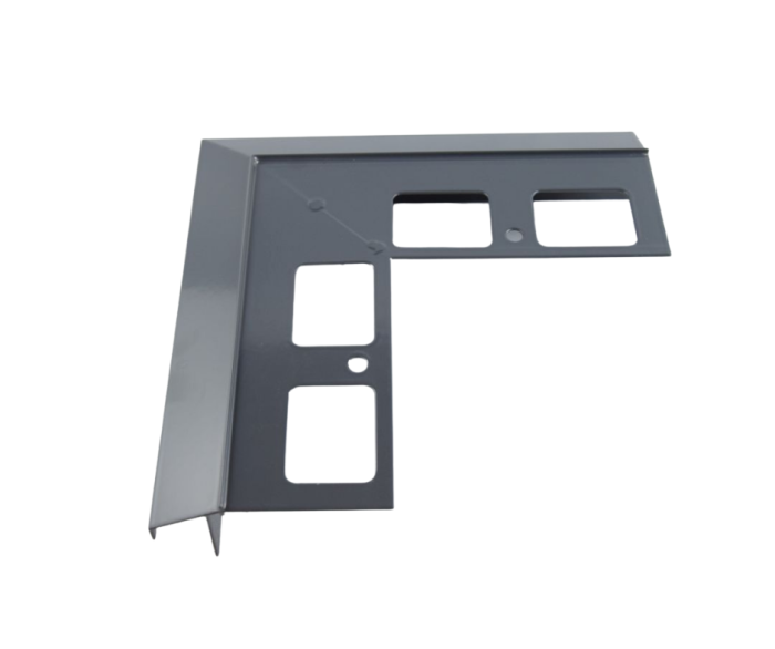 Narożnik zewnętrzny 90 stopni do profili K100R Grafit RAL 7024