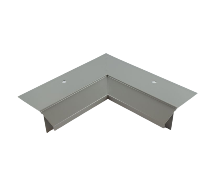 Narożnik wewnętrzny 90 stopni do profili K10R Renoplast Szary RAL 7037