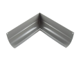 Narożnik wewnętrzny 90 stopni do rynny R50 Renoplast Szary RAL 7037