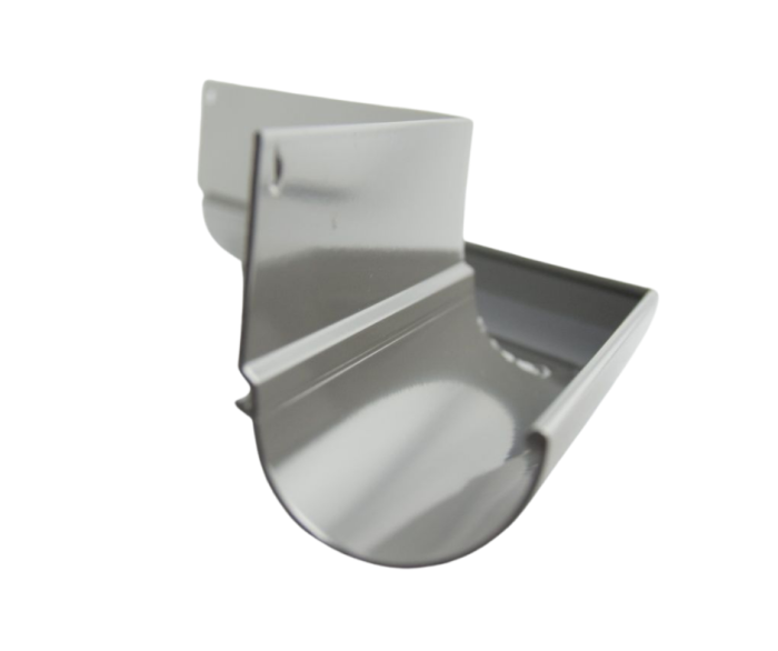 Narożnik zewnętrzny 135 stopni do rynny R50 Renoplast Szary RAL 7037