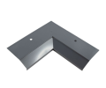 Narożnik wewnętrzny 90 stopni do profili K10 Grafit RAL 7024