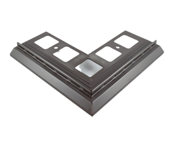 Narożnik zewnętrzny 90 stopni do profili K20 Grafit RAL 7024