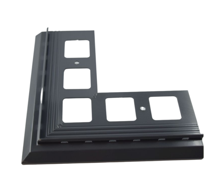 Narożnik zewnętrzny 90 stopni do profili K20 Grafit RAL 7024