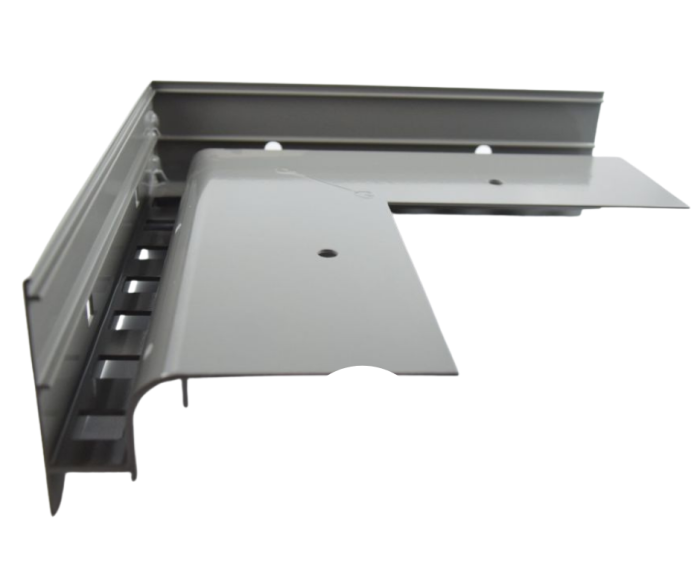 Narożnik zewnętrzny 90 stopni do profili W30 Szary RAL 7037