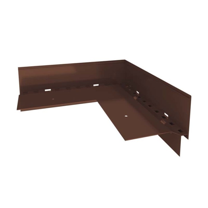 Narożniki do profili W60 Renoplast Brąz RAL 8019