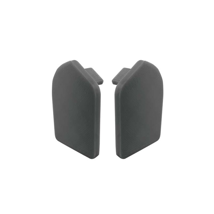 Zakończenie (zaślepki) do profili V LED Grafit RAL 7024