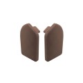 Zakończenie (zaślepki) do profili V LED Brąz RAL 8019