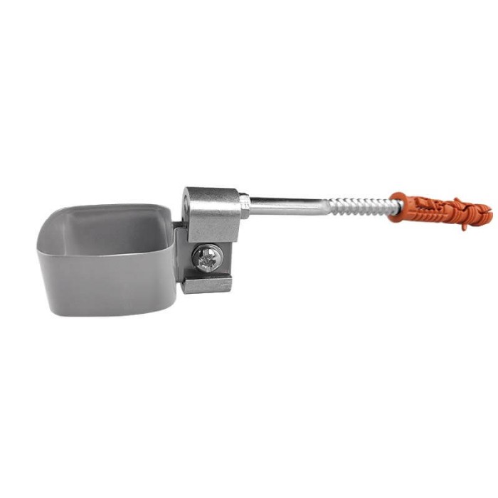 Obejma 12 cm rury spustowej RK65 Renoplast Szary RAL 7037