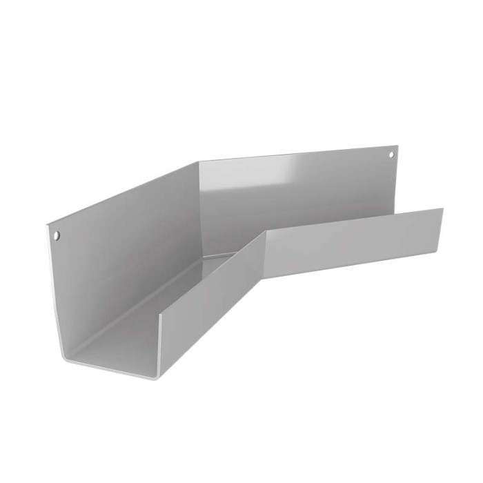 Narożnik wewnętrzny 135 stopni do rynny RK65 Szary RAL 7037