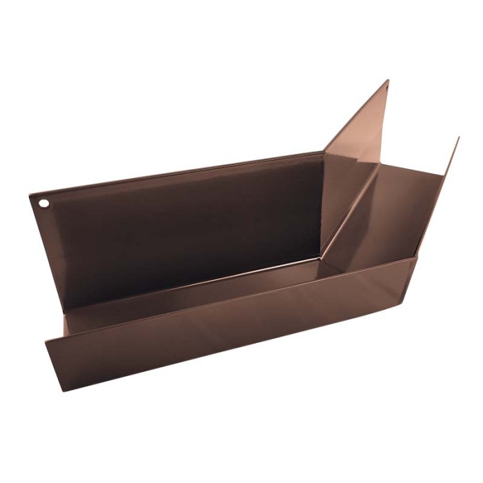 Narożnik zewnętrzny 135 stopni do rynny RK65 Brąz RAL 8019