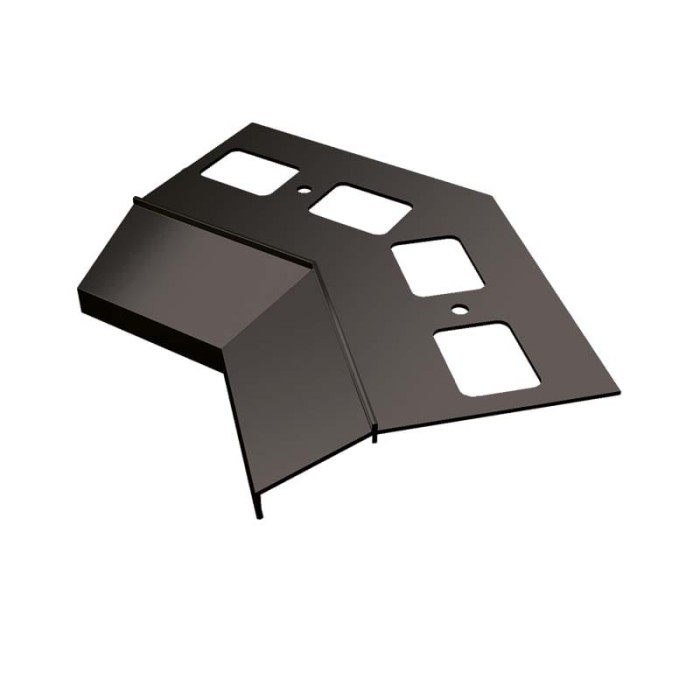 Narożnik wewnętrzny 135 stopni do profili K100 Grafit RAL 7024