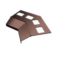 Narożnik wewnętrzny 135 stopni do profili K100 Brąz RAL 8019