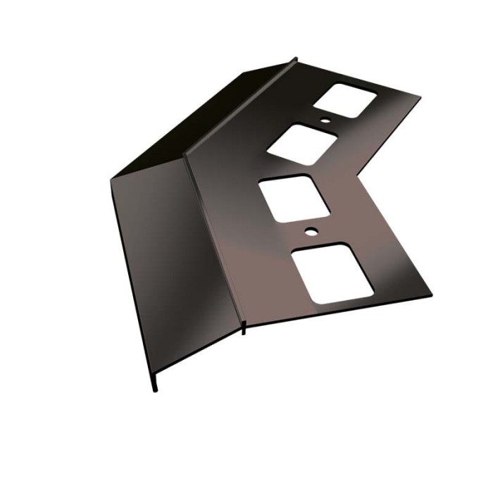 Narożnik zewnętrzny 135 stopni do profili K100 Grafit RAL 7024