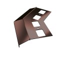 Narożnik zewnętrzny 135 stopni do profili K100 Brąz RAL 8019