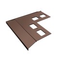 Narożnik zewnętrzny 90 do profili K100 Renoplast Brąz RAL 8019