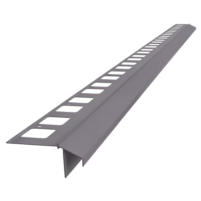 Profil okapowy K100R Renoplast Szary RAL 7037