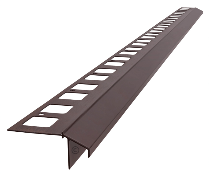 Profil okapowy K100R Renoplast Brąz RAL 8019