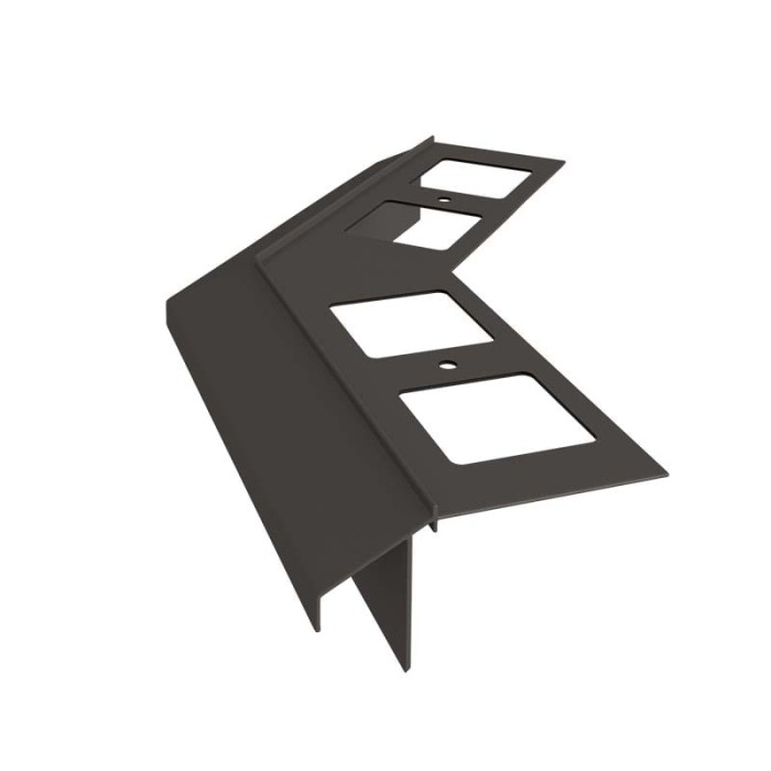 Narożnik zewnętrzny 135 stopni do profili K100R Grafit RAL 7024