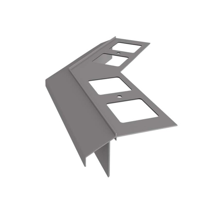 Narożnik zewnętrzny 135 stopni do profili K100R Szary RAL 7037