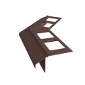 Narożnik zewnętrzny 135 stopni do profili K100R Brąz RAL 8019