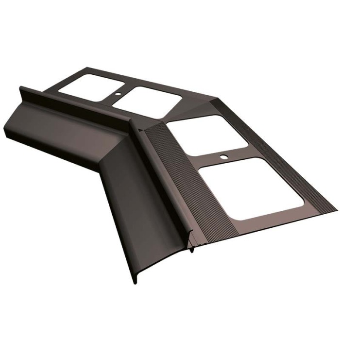 Narożnik wewnętrzny 135 stopni do profili K30 Renoplast Grafit RAL 7024