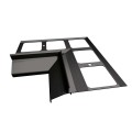Narożnik wewnętrzny 90 stopni do profili K30 Renoplast Grafit RAL 7024