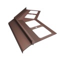Narożnik zewnętrzny 135 stopni do profili K30 Renoplast Brąz RAL 8019