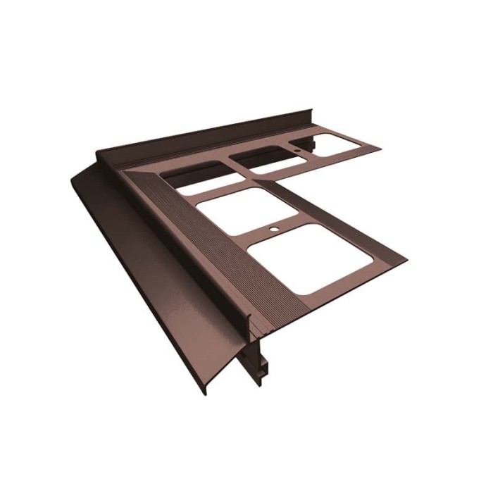 Narożnik zewnętrzny 90 stopni do profili K40 Brąz RAL 8019