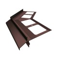Narożnik zewnętrzny 135 stopni do profili K40 Brąz RAL 8019