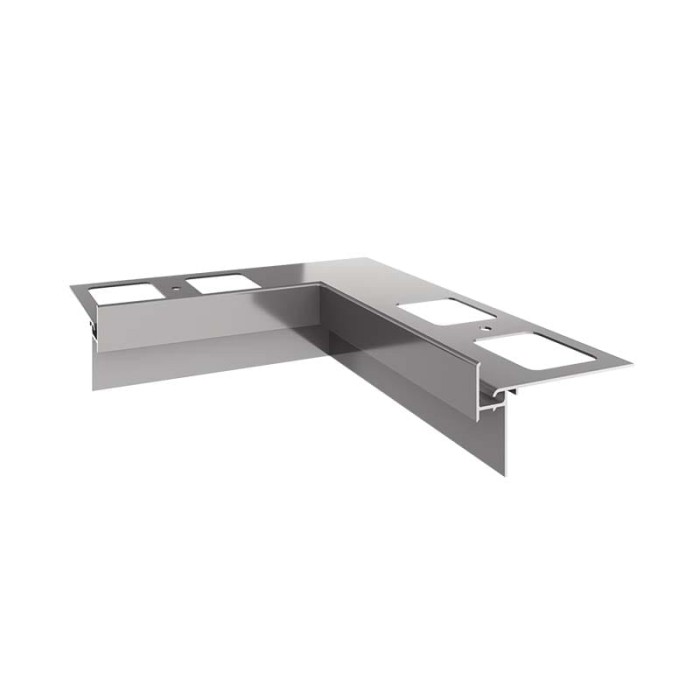 Narożnik wewnętrzny 90 stopni do profili K35 Szary RAL 7037