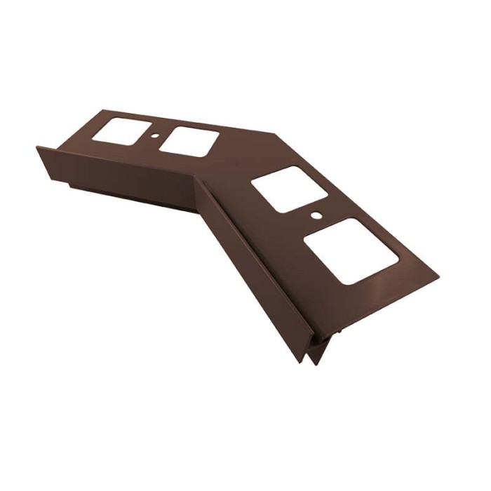 Narożnik wewnętrzny 135 stopni do profili K35 Brąz RAL 8019