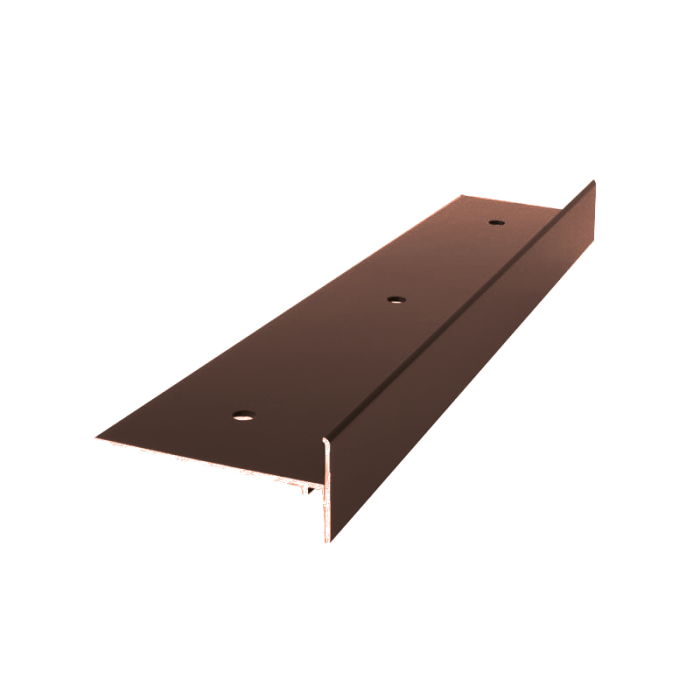 Profil okapowy boczny K35B Renoplast Brąz RAL 8019
