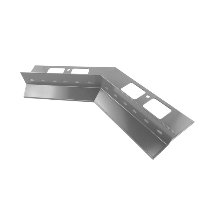 Narożnik wewnętrzny 135 stopni do profili D25 Szary RAL 7037