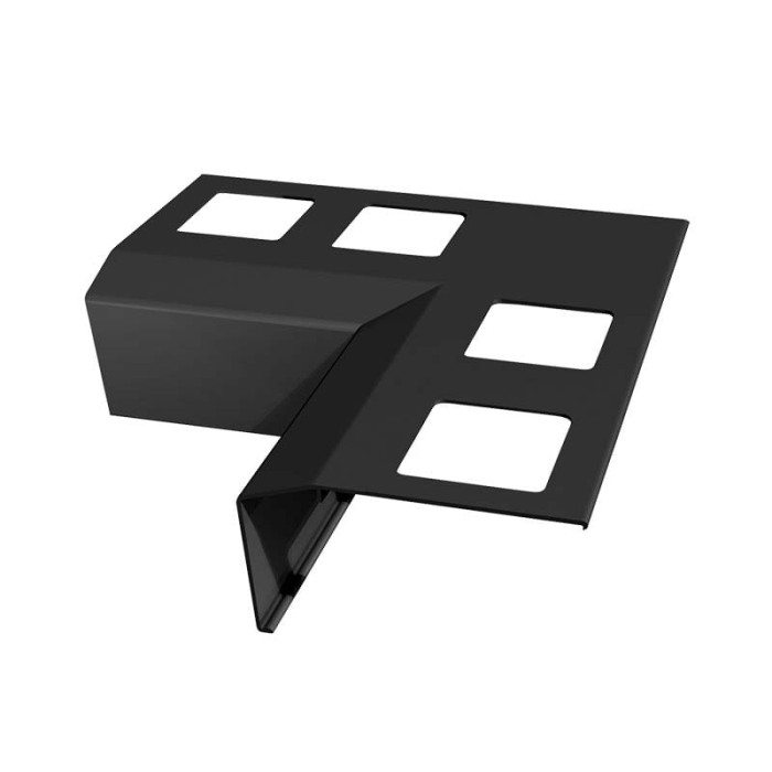 Narożnik wewnętrzny 90 stopni do profili K301 Grafit RAL 7024