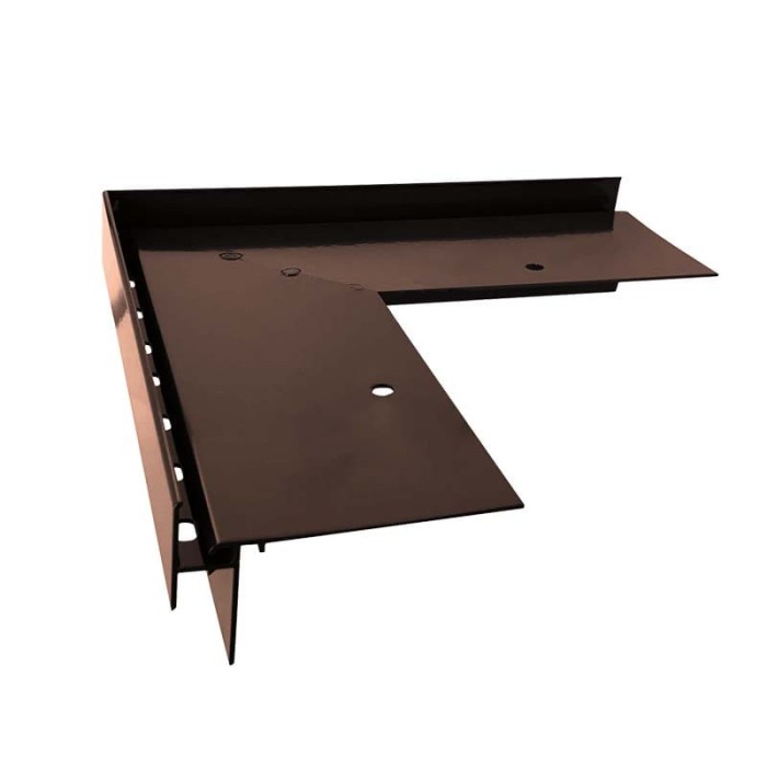 Narożnik zewnętrzny 90 stopni do profili W35+ Brąz RAL 8019