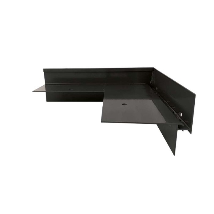 Narożnik zewnętrzny 90 stopni W35+ do łączenia profili W35+ z W35B Grafit RAL 7024 LEWY