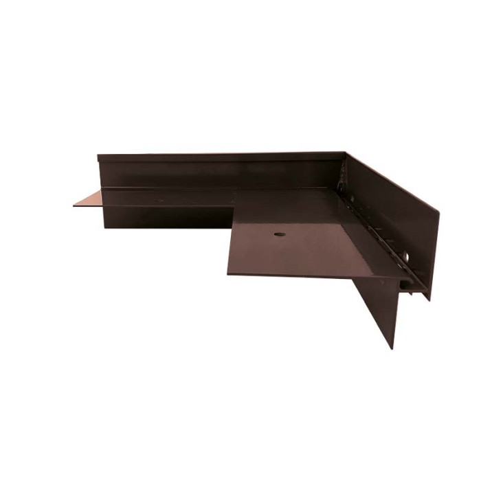 Narożnik zewnętrzny 90 stopni W35+ do łączenia profili W35+ z W35B Brąz  RAL 8019 LEWY