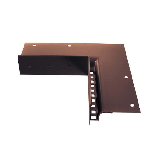 Narożnik wewnętrzny 90 stopni do profili W30 Brąz RAL 8019