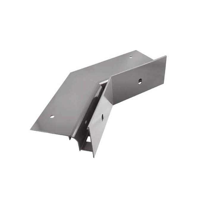 Narożnik wewnętrzny 135 stopni do profili W30 Szary RAL 7037