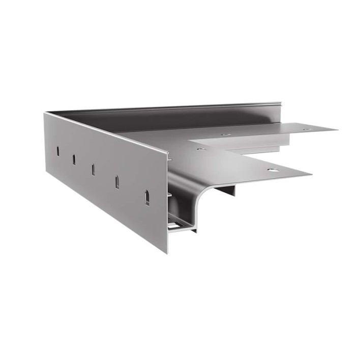 Narożnik zewnętrzny 90 stopni do profili W30 Szary RAL 7037