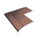 Narożnik zewnętrzny 90 stopni do profili K10 Brąz RAL 8019