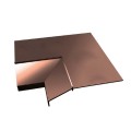 Narożnik wewnętrzny 90 stopni do profili K10 Brąz RAL 8019