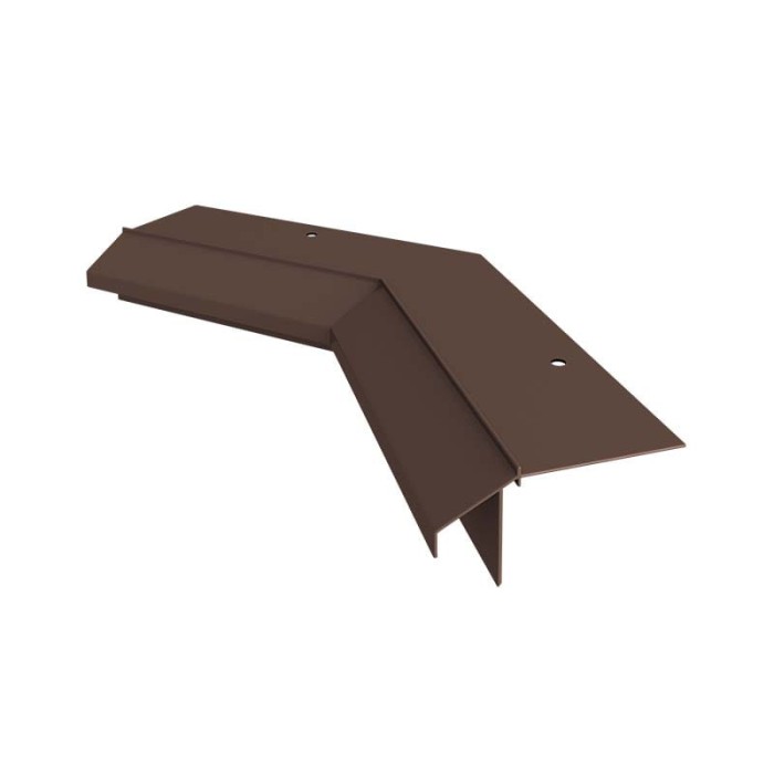 Narożnik wewnętrzny 135 stopni do profili K10R Renoplast Brąz RAL 8019