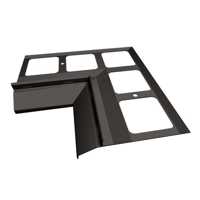 Narożnik wewnętrzny 90 stopni do profili K20 Grafit RAL 7024