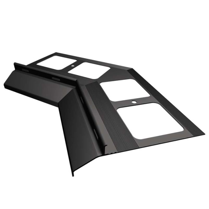 Narożnik wewnętrzny 135 stopni do profili K20 Grafit RAL 7024