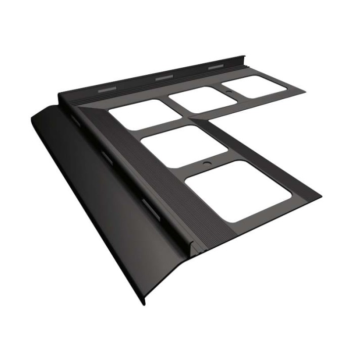 Narożnik zewnętrzny 90 stopni do profili K20 Grafit RAL 7024