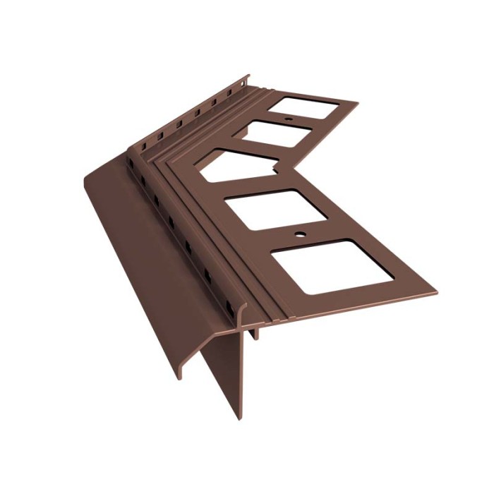 Narożnik zewnętrzny 135 stopni do profili K20R Brąz RAL 8019