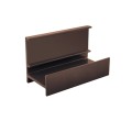 Klips schodowy dolny Renoplast Brąz RAL 8019